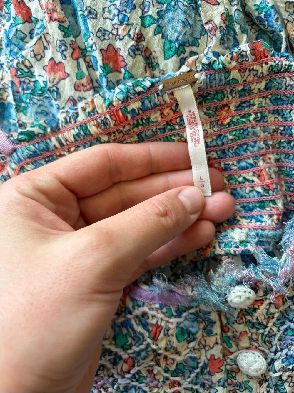 Free People Molly Jo midi dress large - Picture 5 of 7
